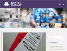 Tablet Screenshot of facialimpressionsdayspa.com